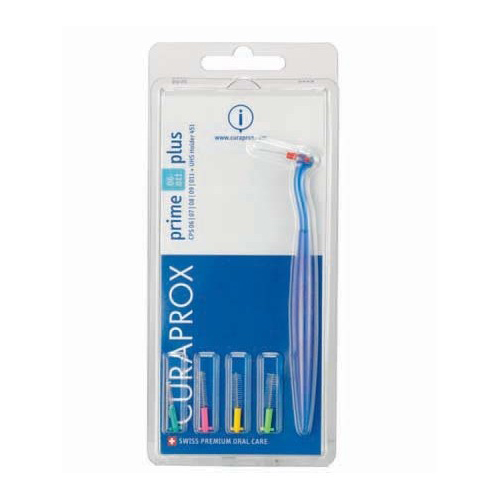 Curaden Curaprox  prime plus (5 Bürsten + 1 Halter), Auslaufartikel
