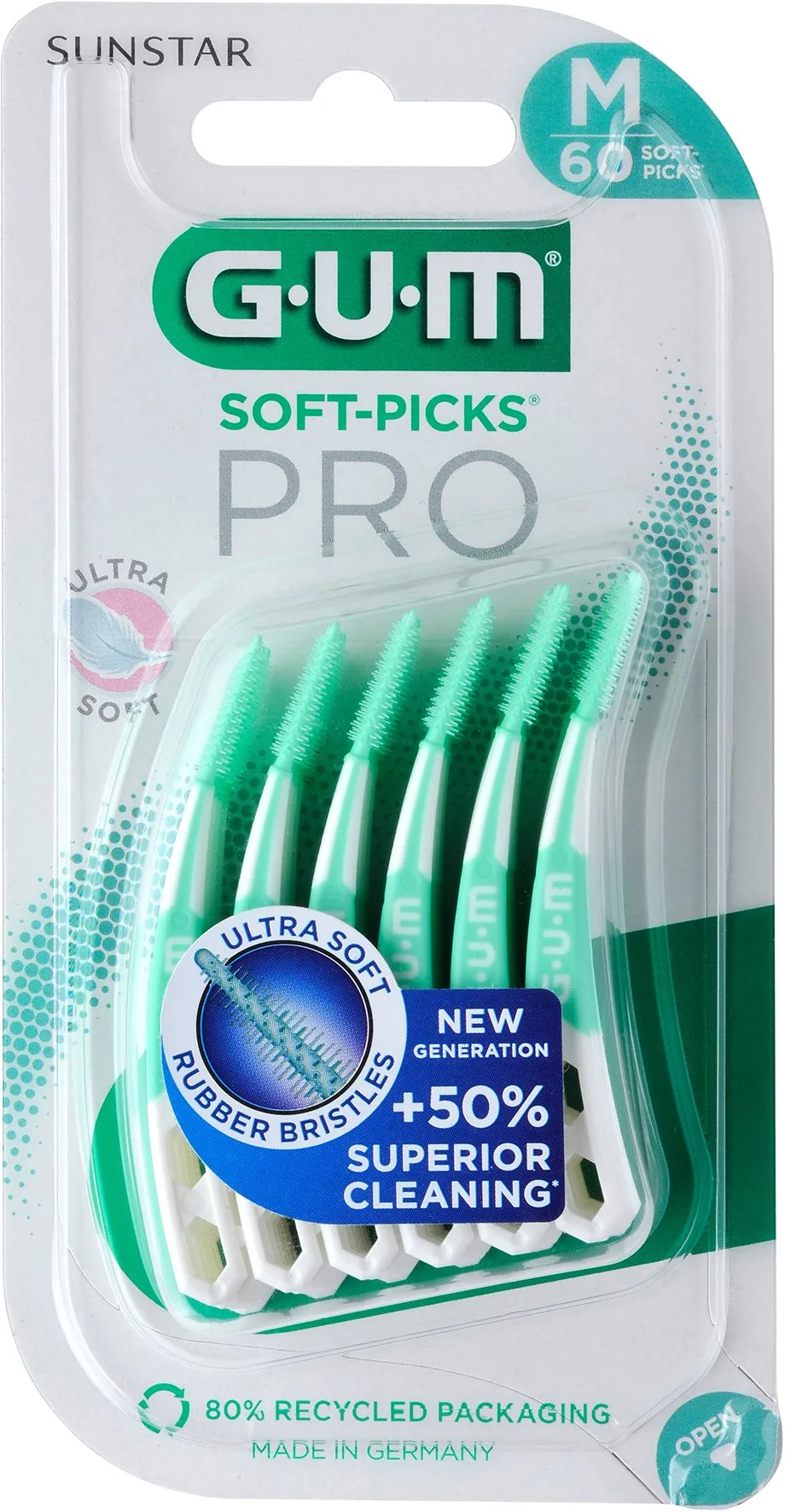 GUM SOFT PICKS PRO small 60 Stück gebogen
