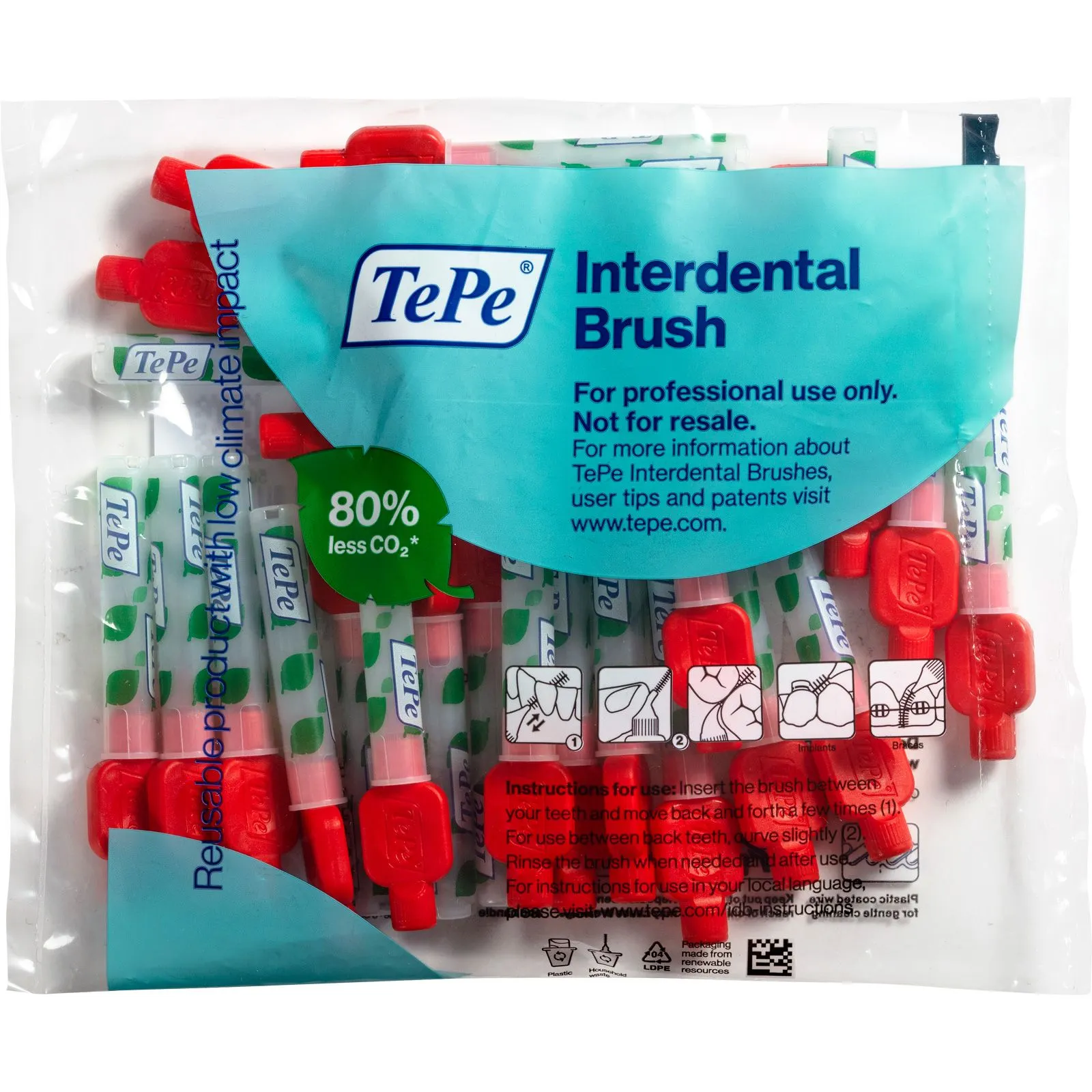 TePe Interdentalbürsten Original rot mm, 25 Stück