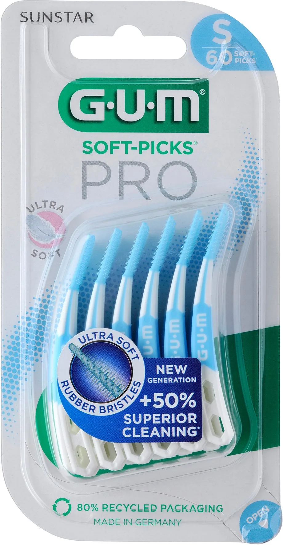 GUM SOFT PICKS PRO small 60 Stück gebogen