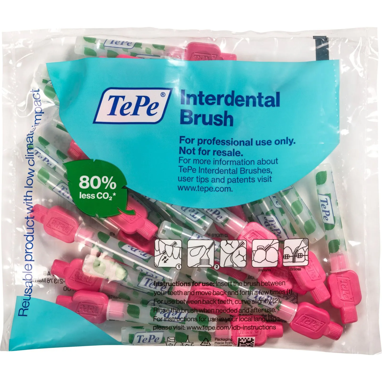TePe Interdentalbürsten Original pink 0,4 mm, 25 Stück