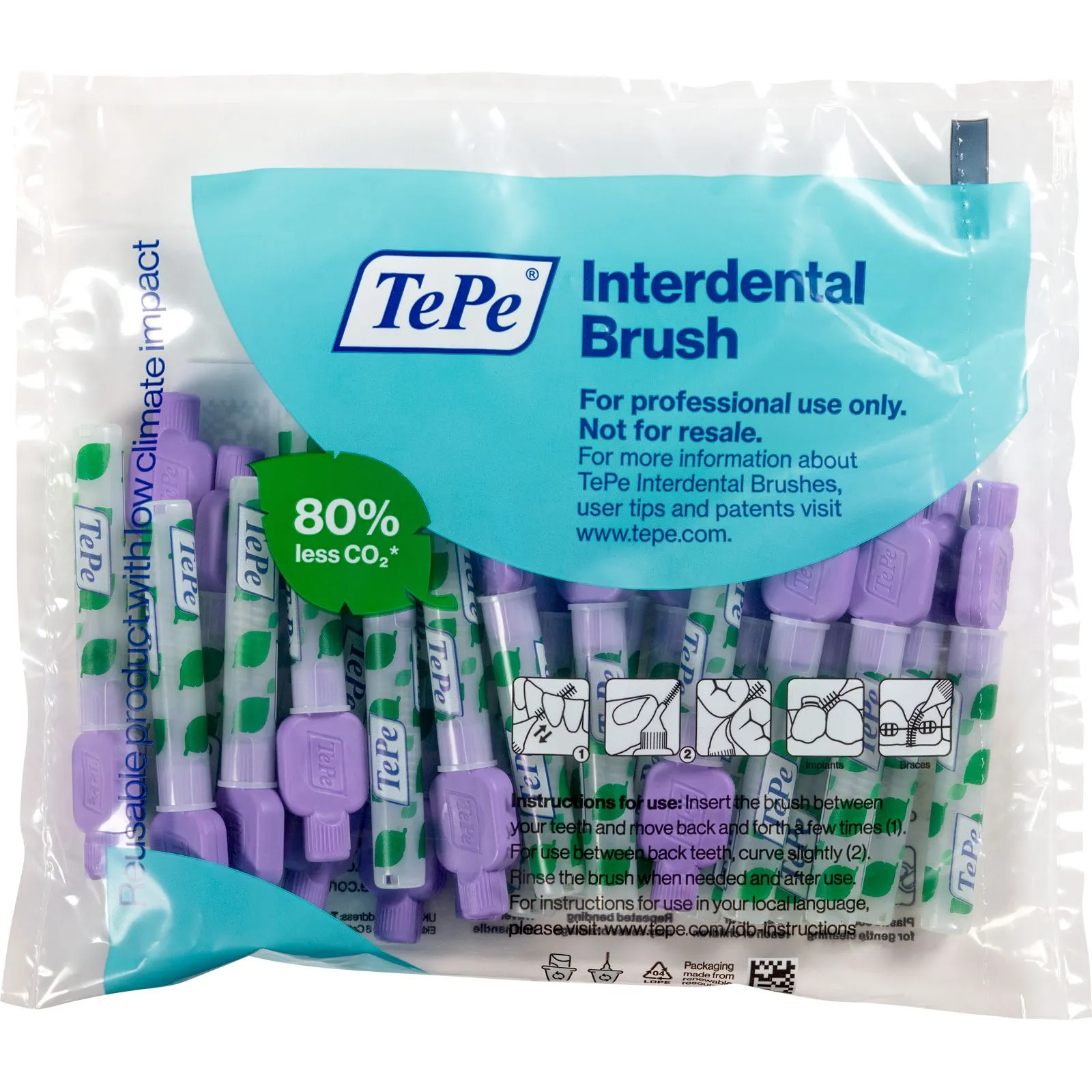TePe Interdentalbürsten Original lila 1,1 mm, 25 Stück