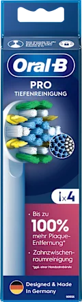 Oral-B Aufsteckbürste Pro Tiefenreinigung 4 Stück