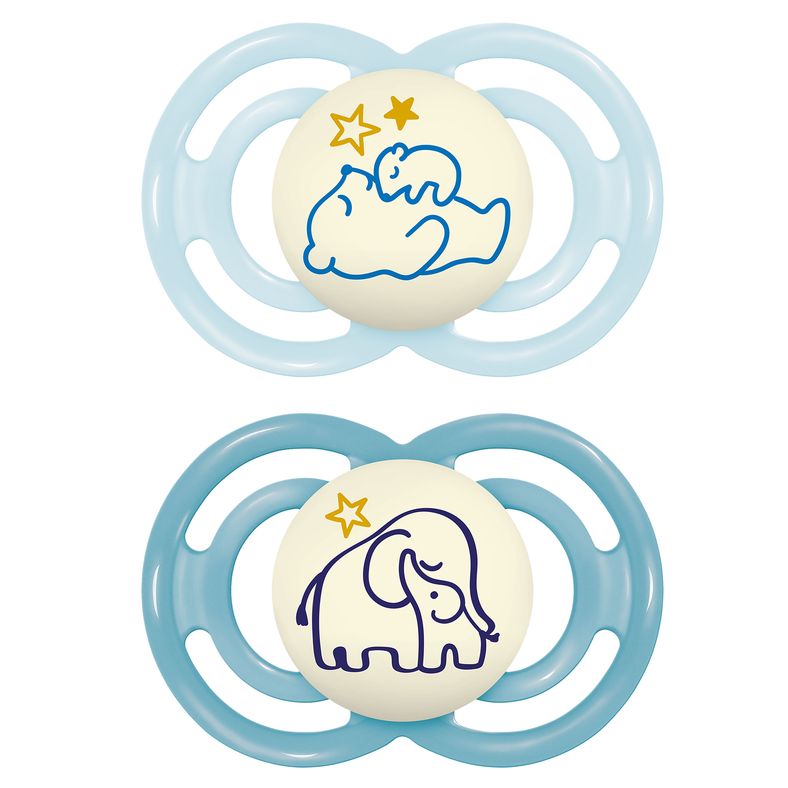 MAM Perfect Night Babyschnuller 0-6 Monate Doppelpack
