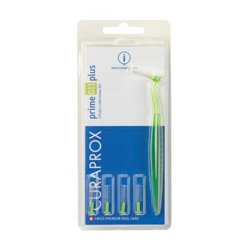 Curaden Curaprox  prime plus (5 Bürsten + 1 Halter), Auslaufartikel
