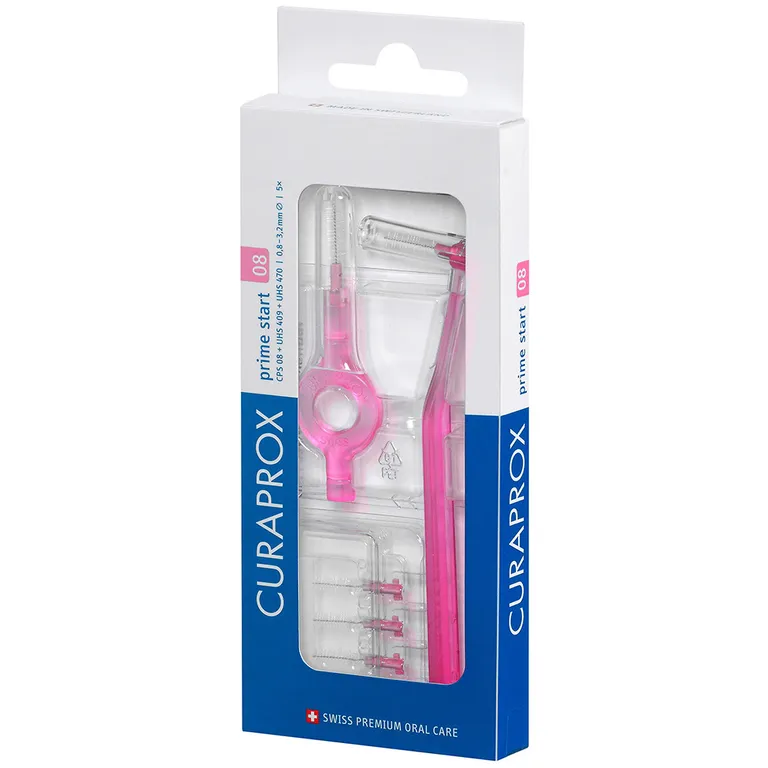 Curaprox Interdental Set PINK 5 Bürsten und 2 Halter