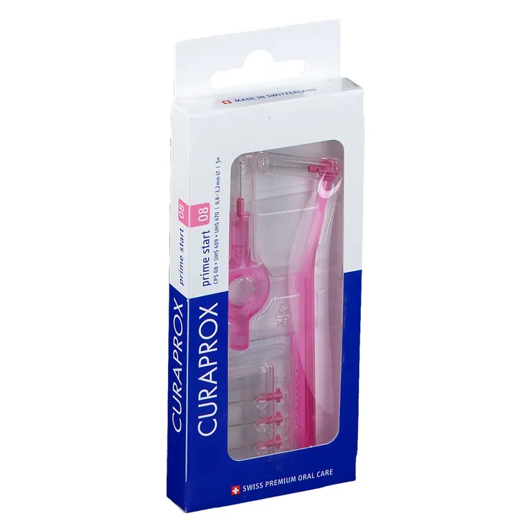 Curaprox Interdental Set PINK 5 Bürsten und 2 Halter