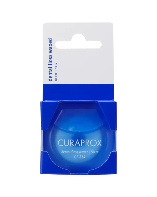CURAPROX DF 834 dental floss Zahnseide gewachst mint