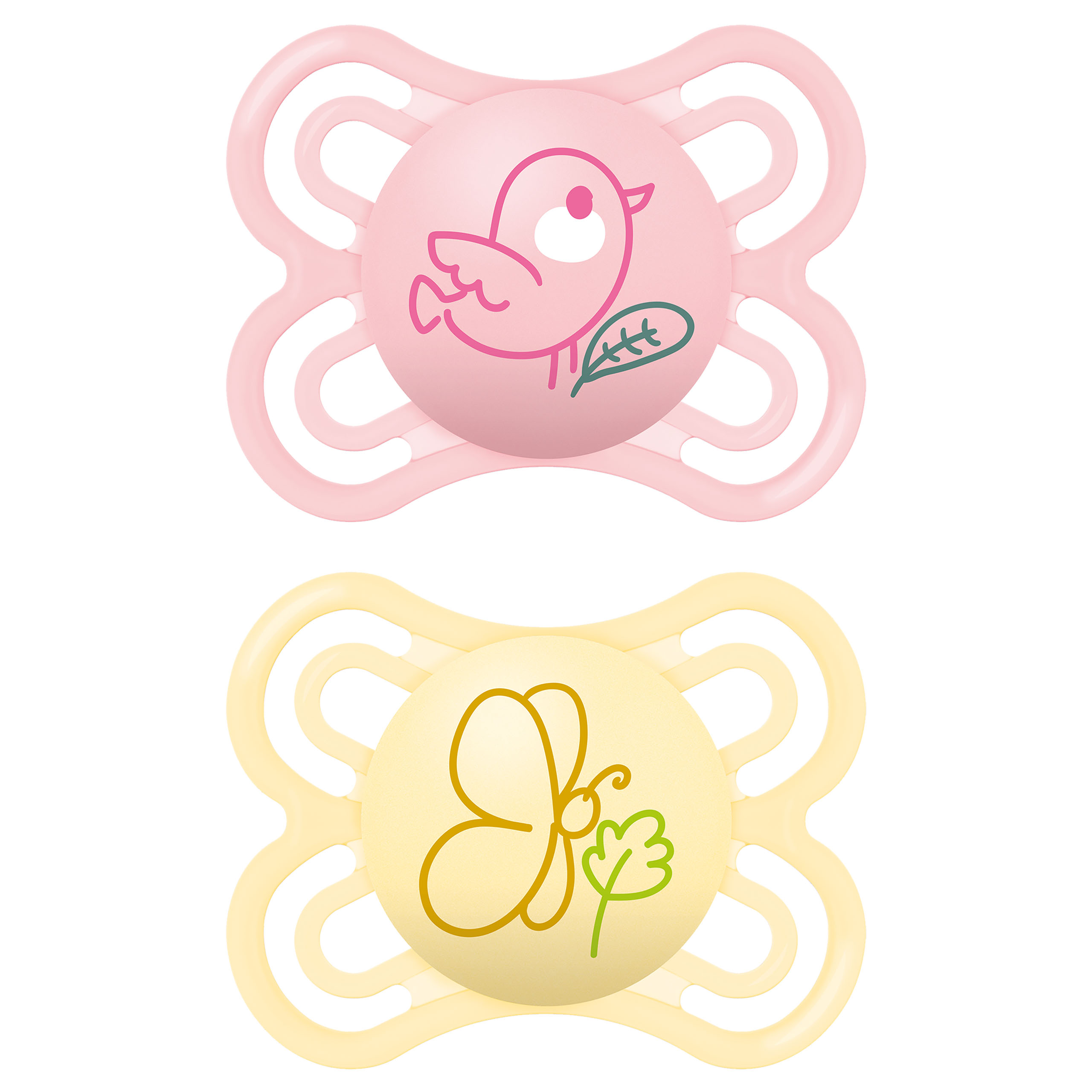 MAM Perfect Silikonschnuller für Babys von 0-6 Monaten, Duopack