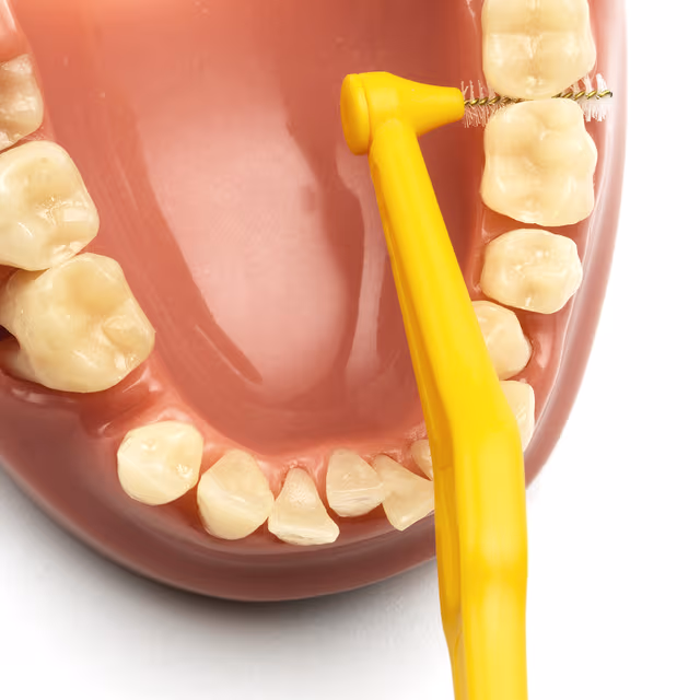 Tepe Angle Interdentalbürsten gelb 6 Stck im Blister