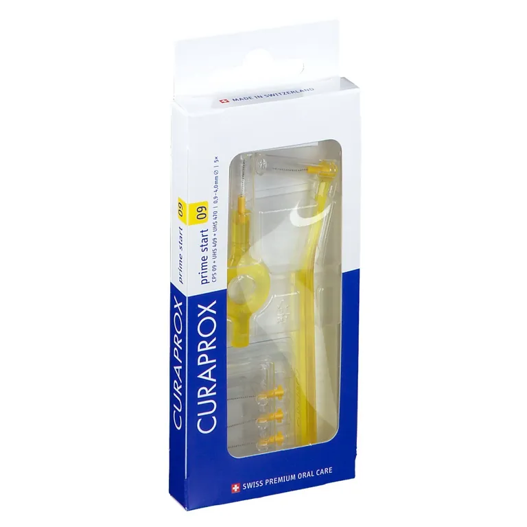 Curaprox Interdental Set GELB 5 Bürsten und 2 Halter