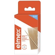 elmex® Bambus-Zahnhölzer mit Minzgeschmack, 3 x 32 Stück