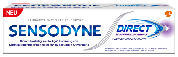 Sensodyne Direct Zahncreme 75 ml